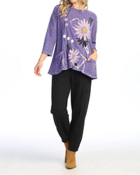 Jess & Jane - Love Letter Mineral Washed Patch Pocket Top