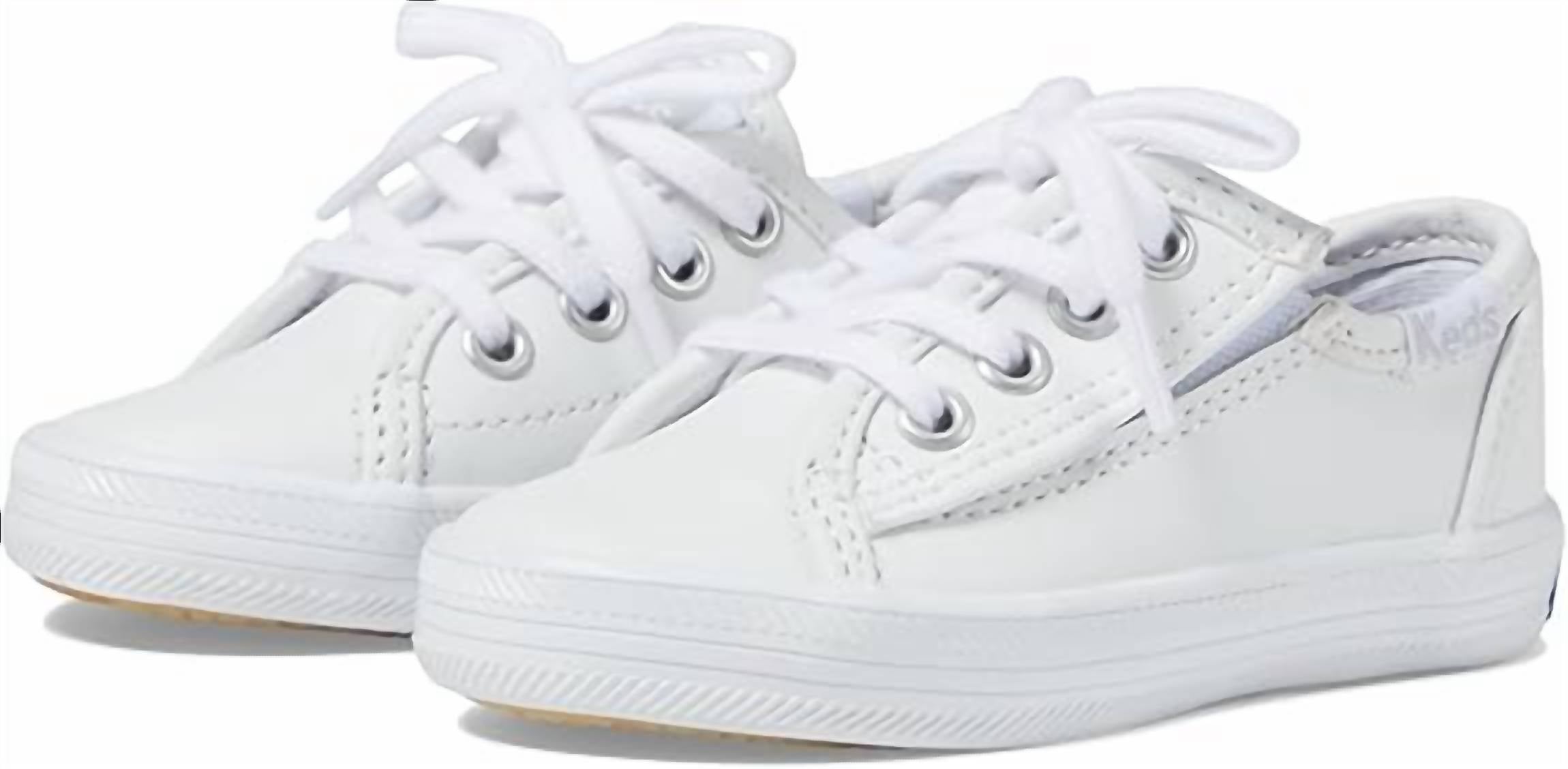 Keds Kid's Kickstart Sneakers in white - kids' sneaker - view 6