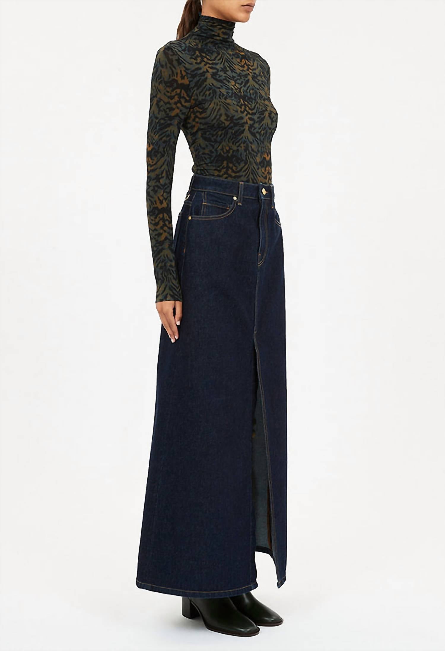 Ulla Johnson - Aurelia Jersey Long Sleeve Turtleneck Top