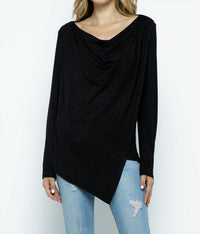 Ellis - Cowl Asymmetric Top