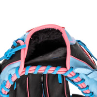 Rawlings R9 12.75" Baseball Glove - Regular in black blue pink - men's accessory - view 4