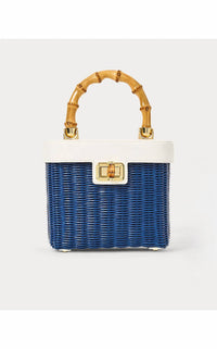 Lilly Pulitzer - Women's Sienna Top Handle Wicker Bag