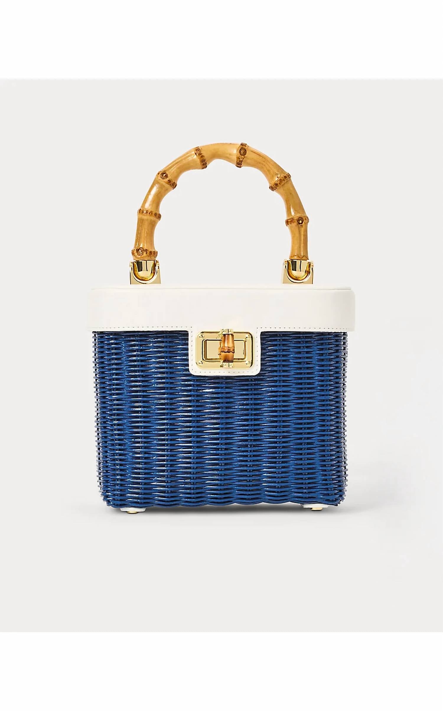 Lilly Pulitzer - Women's Sienna Top Handle Wicker Bag