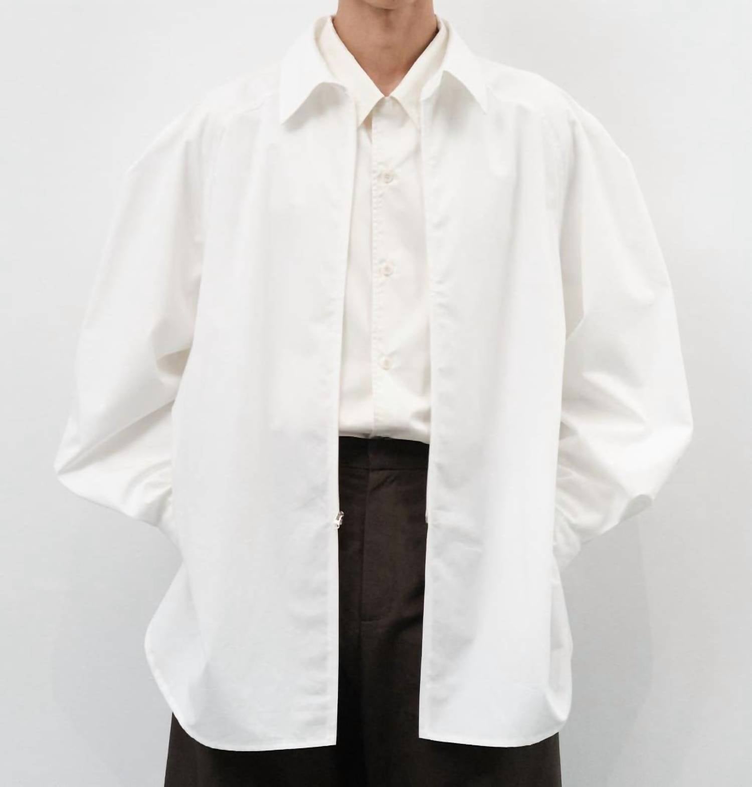 Shop Amomento - Raglan Zip Shirt