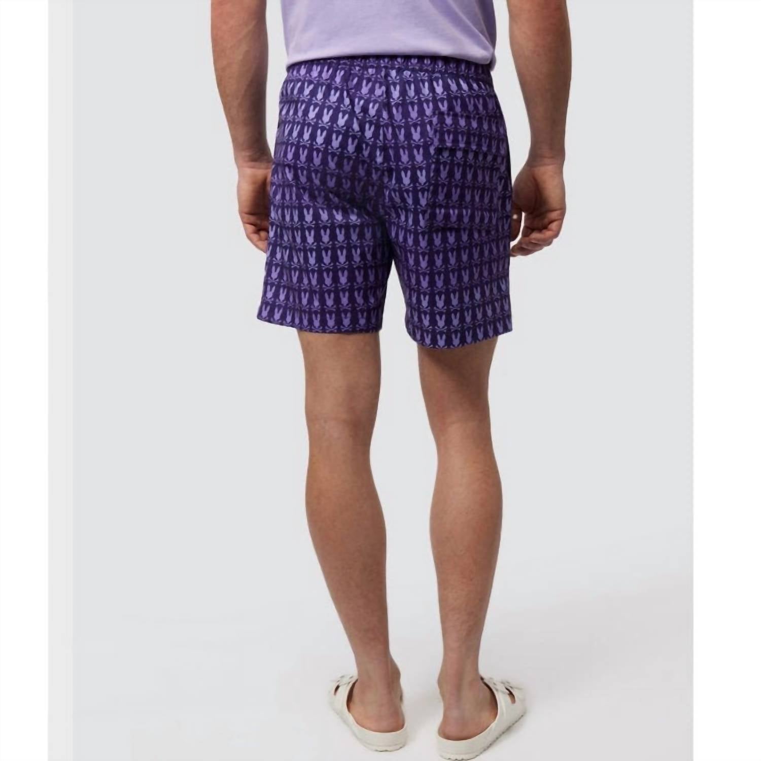 Psycho Bunny - Men's Barker All Over Print Swim Trunk