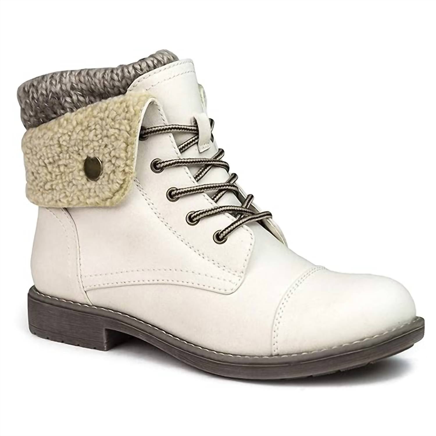 Cliffs by WHITE MOUNTAIN Women's Duena Boots in white - women's shoe
