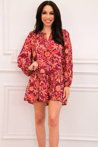 Day + Moon - Easy Breezy Floral Ruffle Dress