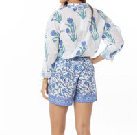 Bindu Robi Long Sleeves Top in jasmine violet - women's long sleeve top - alternate view
