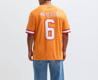 NIKE Baker Mayfield Jersey Tee in orange - men's t-shirt - alternate view