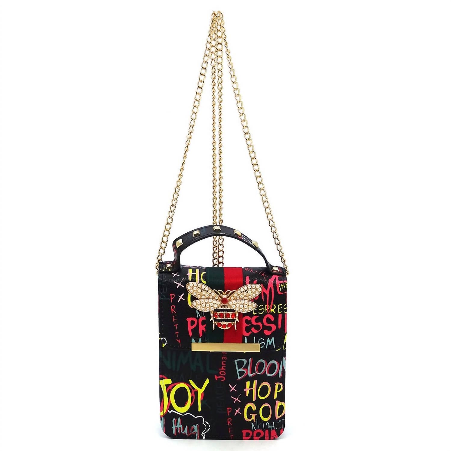 ALBA HANDBAG Women's Queen Bee Mini Bag in black - women's bag - view 5