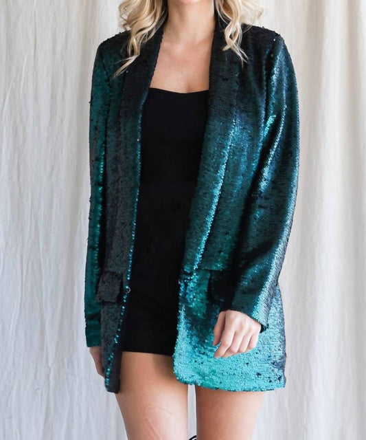 Paint The Town - Women's Sequin Blazer