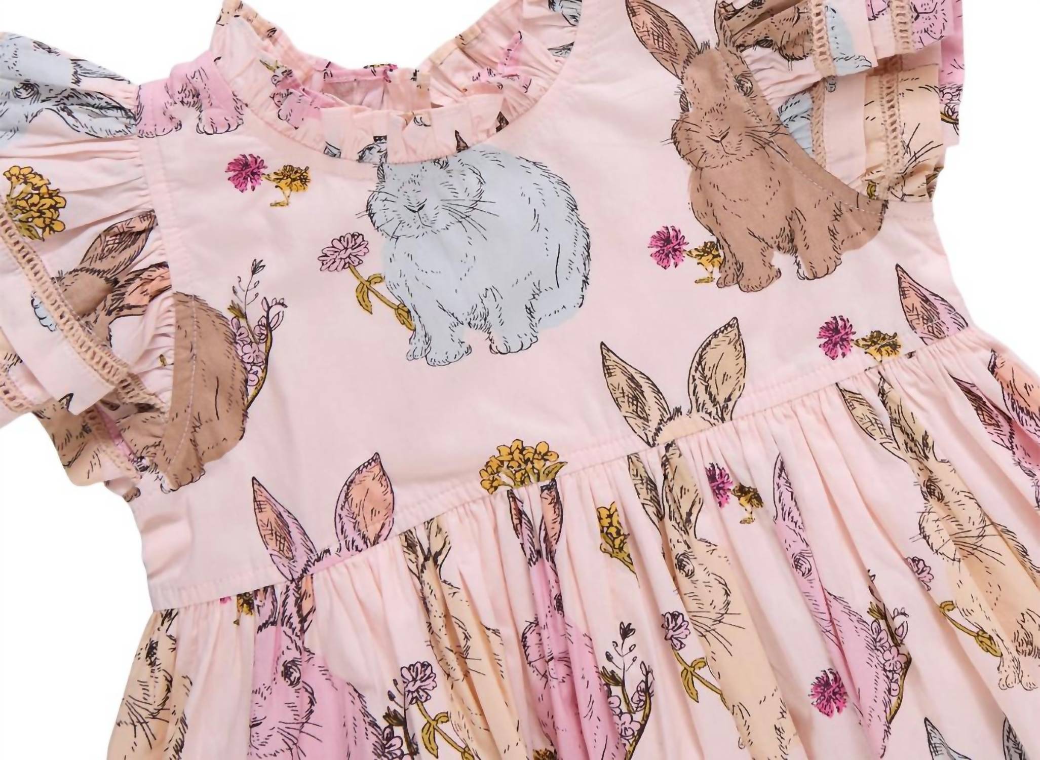 Pink Chicken - Girl's Jennifer Double Ruffle Dress