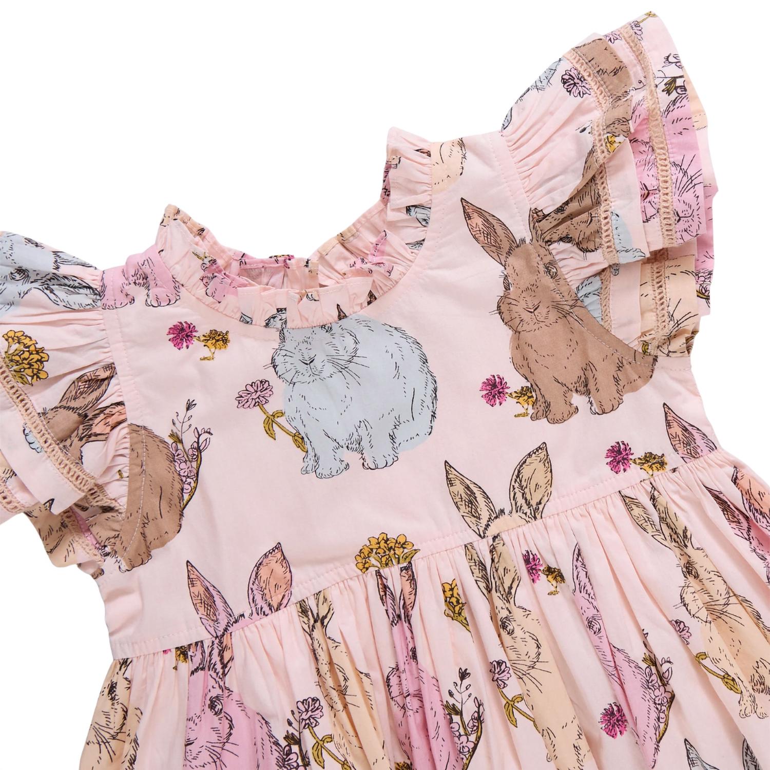 Pink Chicken - Girls Jennifer Double Ruffle Dress