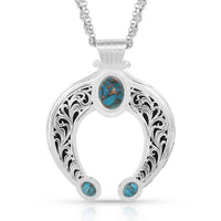 Montana Silversmiths - Women's Romancing The Stone Squash Blossom Necklace