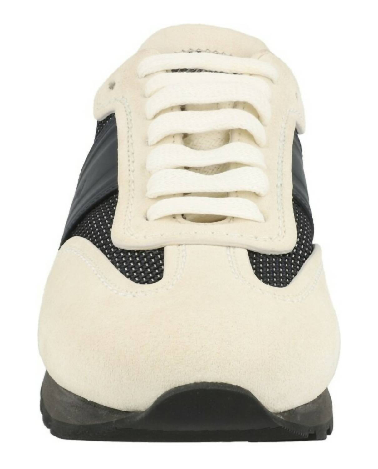 Brioni Men's Panel Woven Runner Sneakers in white black - men's shoe - view 4