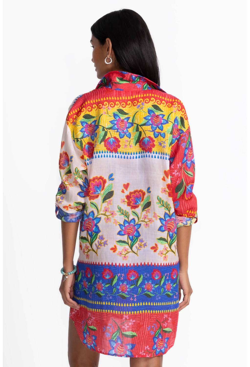 Johnny Was - Rumba Button Down Shirt Dress Plus