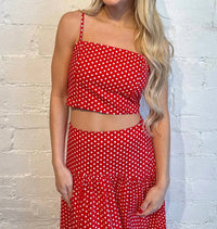Adeline - Presley Polka Dot Top