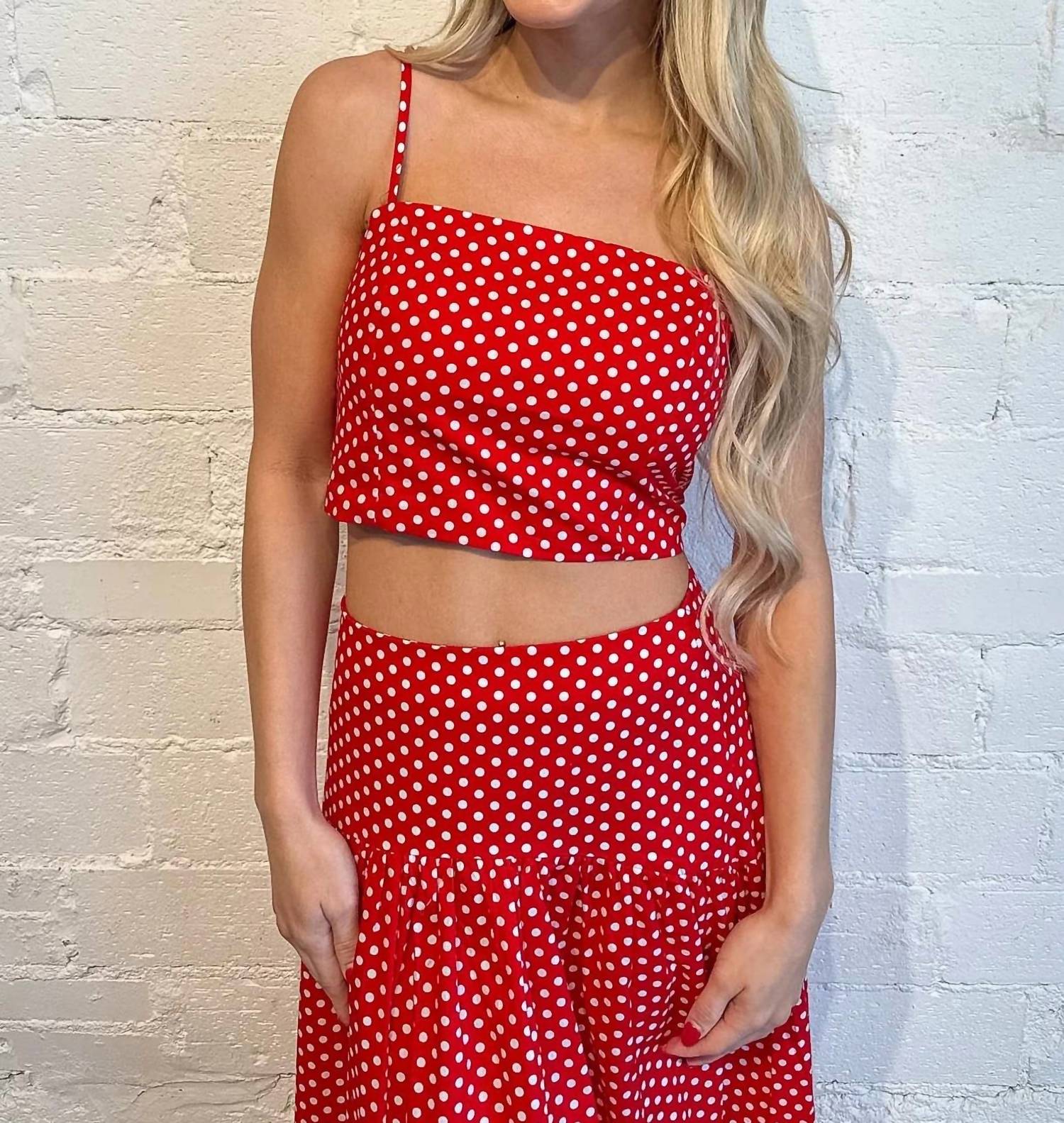 Adeline - Presley Polka Dot Top