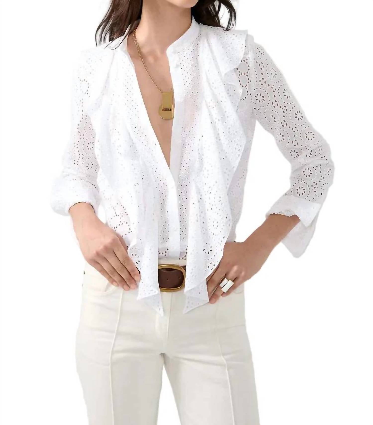 Barbara Bui - Broderie anglaise shirt