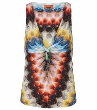 Missoni - Twist Knot Lame Sleeveless Top