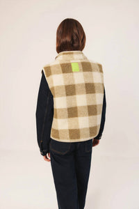 Indi & Cold - Teddy Plaid Vest