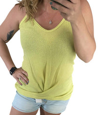 First Love - Twist Front Tank Top
