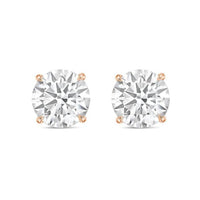 Diana M Jewels - 10.00 Cts Lab Grown Diamond Round Studs Earrings