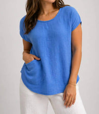 Storyline Collection - Bubble Gauze Pocket Top