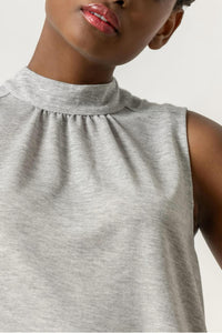 Lilla P - Sleeveless Mock Neck Top