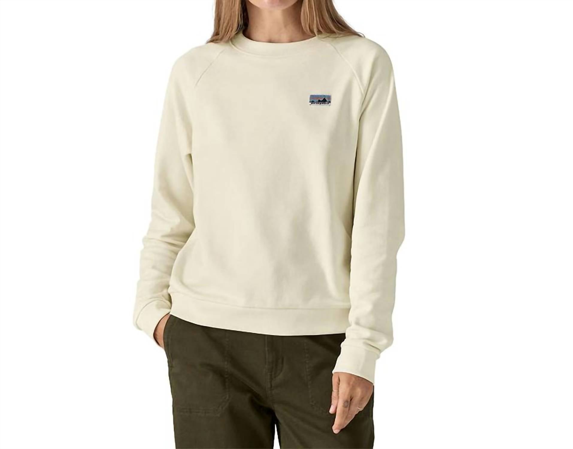 Patagonia Women's Regenerative Organic Certified Cotton Essential Top in wool white - women's long sleeve top