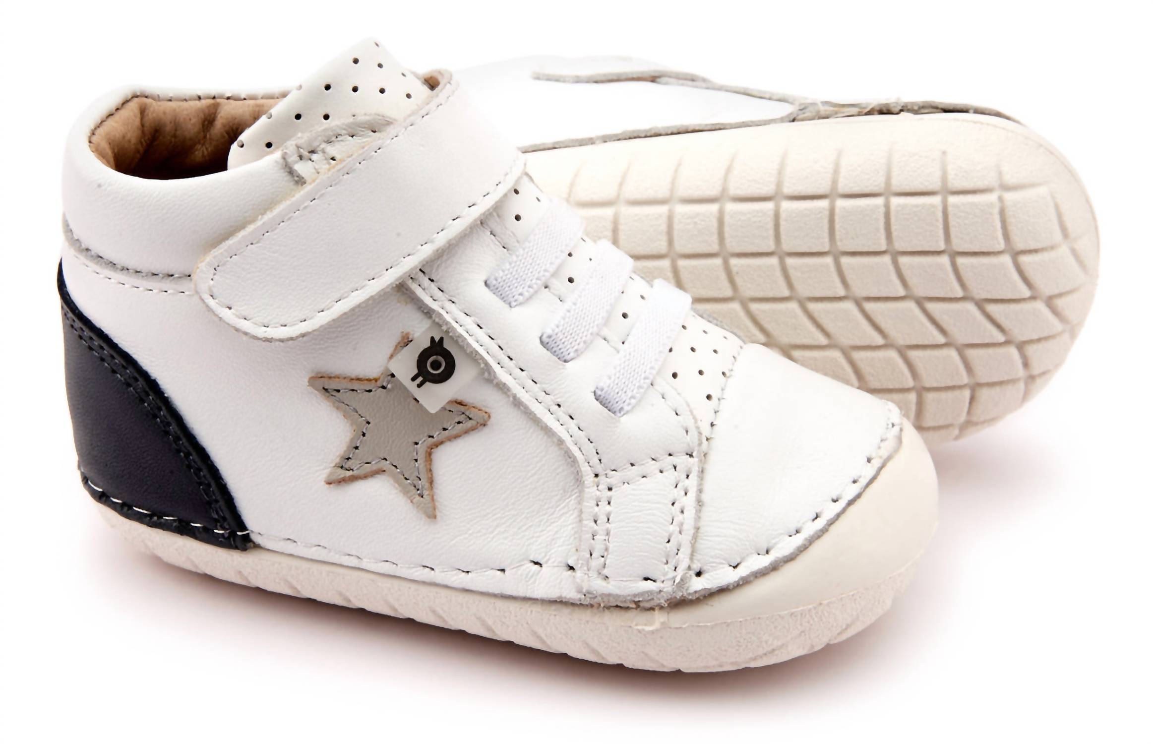OLDSOLES Kid's Champster Pave Sneakers in taupe navy snow - kids' sneaker - view 4