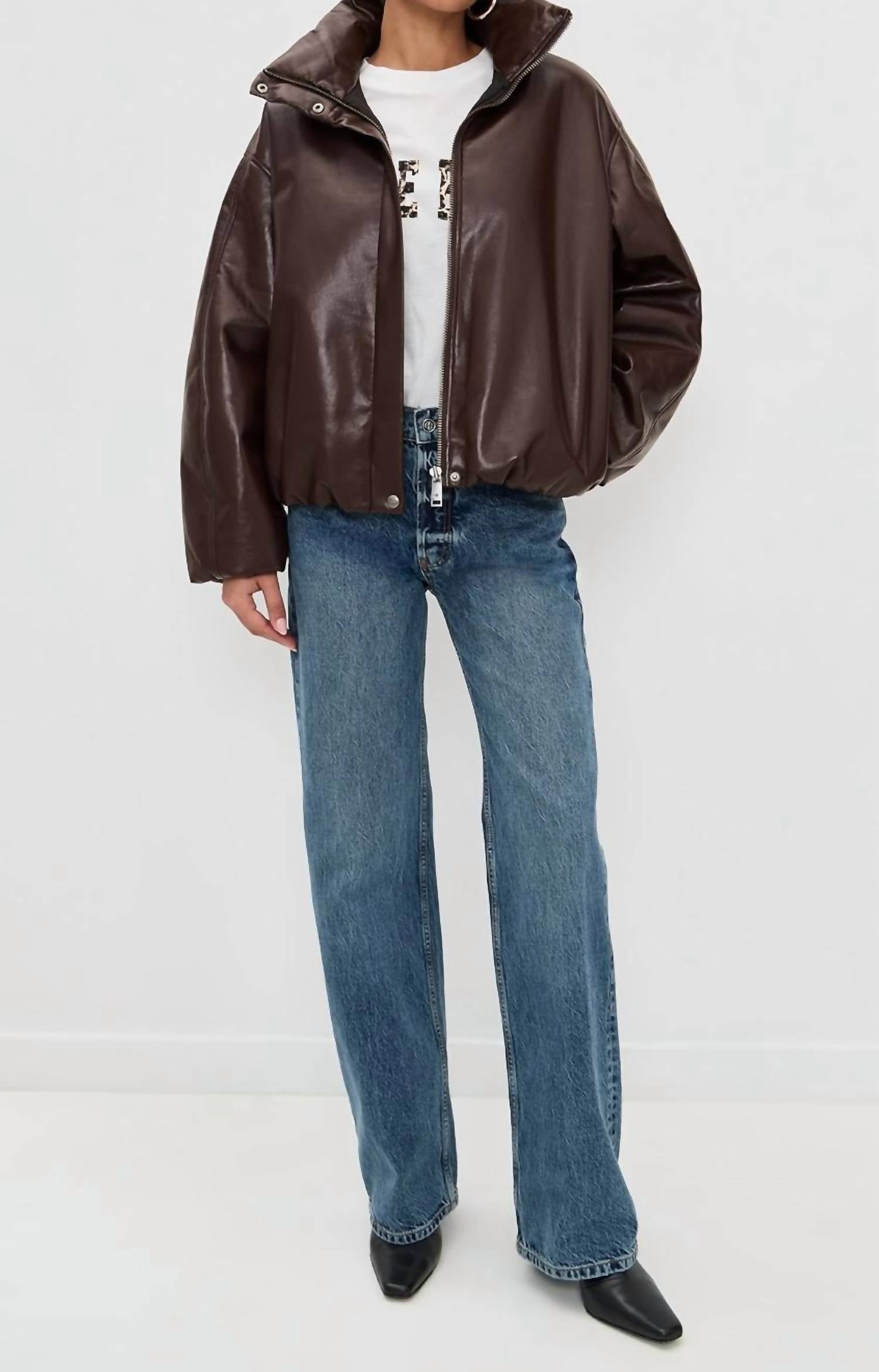 Anine Bing - Cyrus Leather Jacket