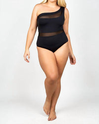 Nomads - Coast One Shoulder One-piece Swimwear - Plus