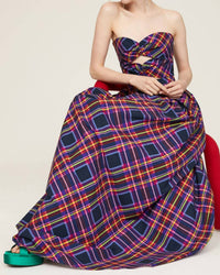 SACHIN & BABI Ava Maxi Skirt in party plaid - women's skirt - view 4