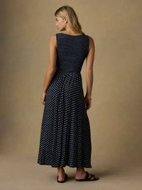 Faherty - Sophia Smocked Midi Dress