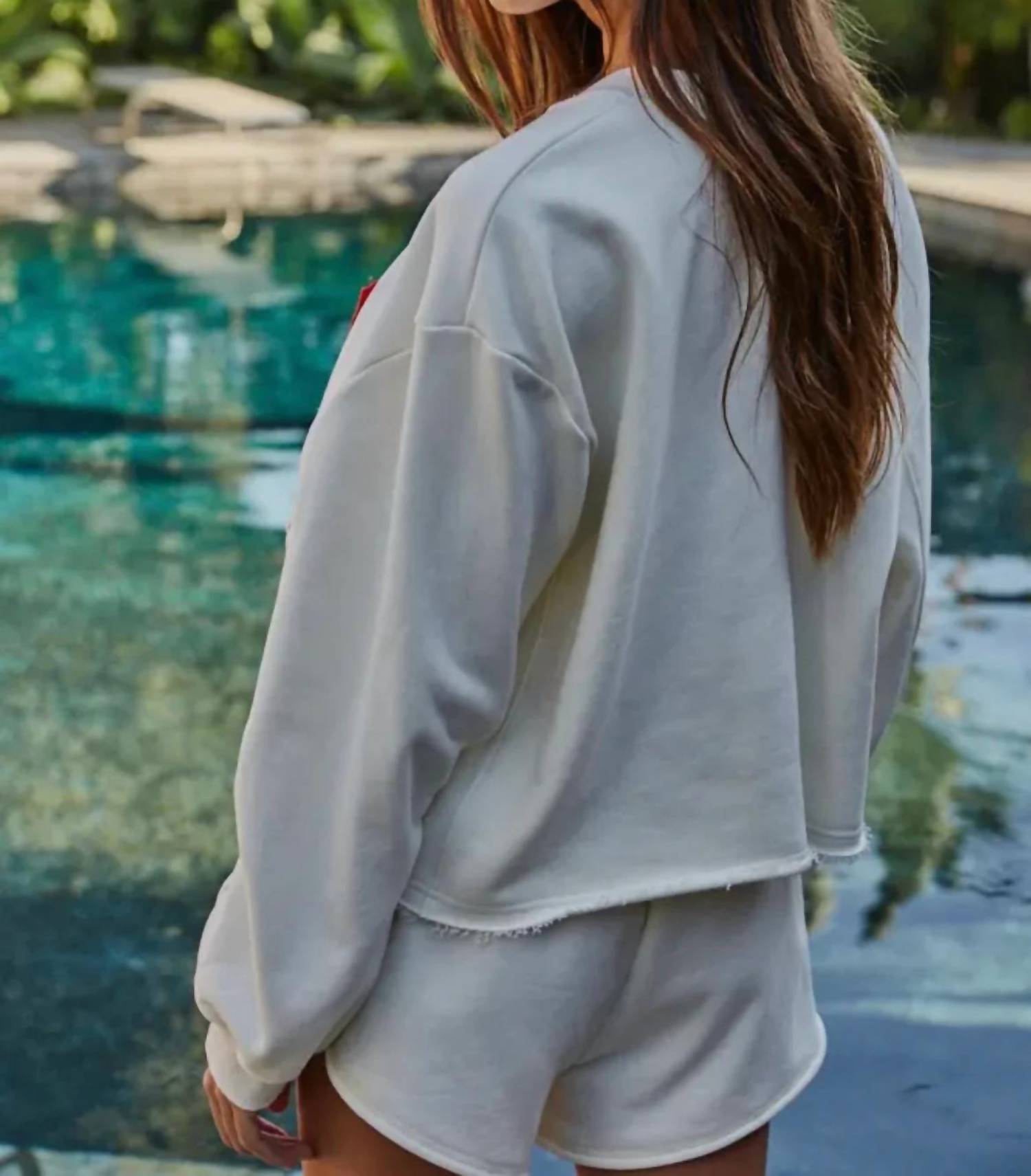 By Together - Usa Cropped Crewneck Sweater