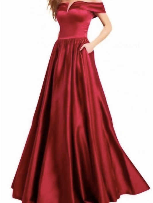 Jovani - off the shoulder ballgown