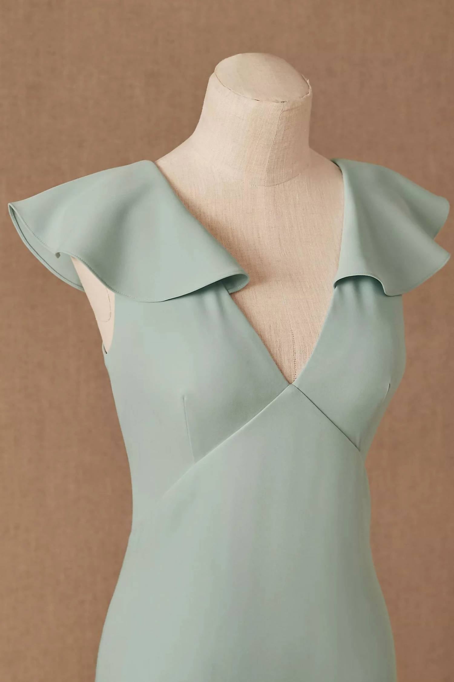 Sachin & Babi - Nonnette Flutter Sleeve Mermaid Gown