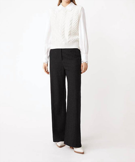Suncoo - Jungle Stripe Wool Pant