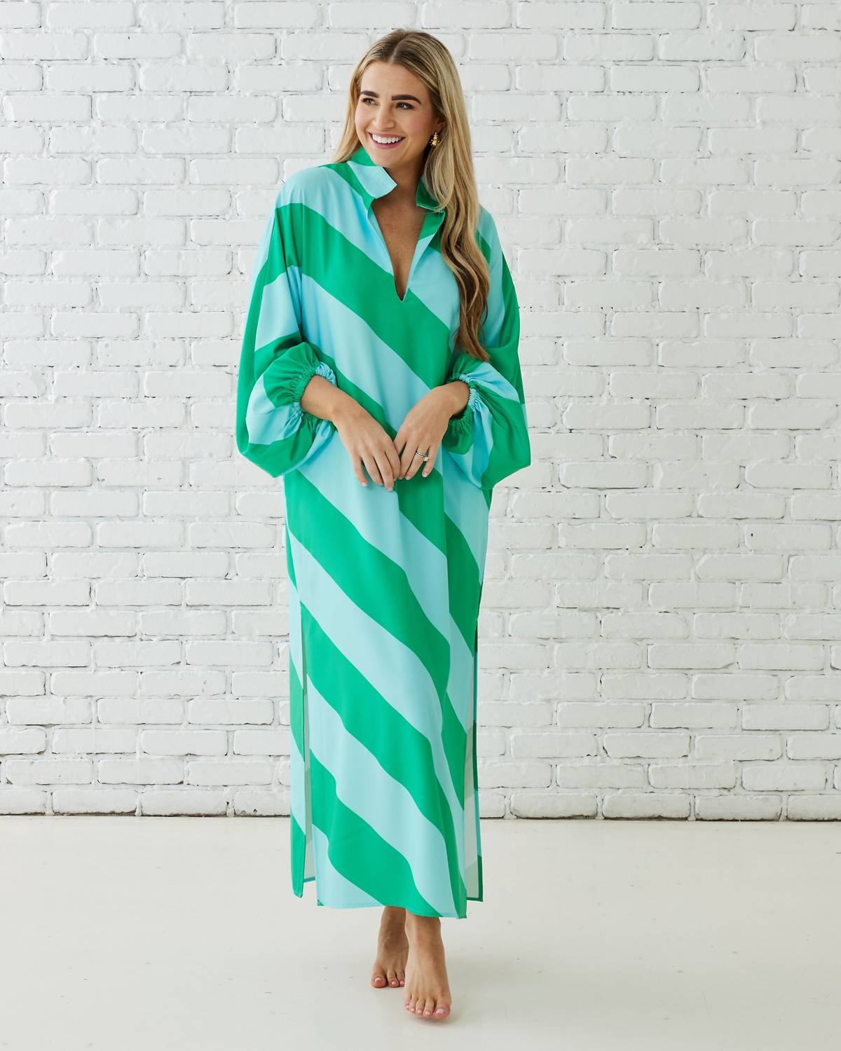 Caryn Lawn - Coco Caftan Midi Dress