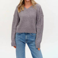 Six/Fifty - Camden Cable Knit Sweater