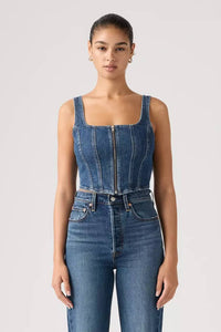 Levi'S - Seamed Zip Bustier Top