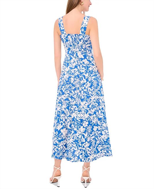 Vince Camuto - Floral Square Neckline Maxi Dress