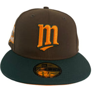 New Era Twins Autumn Woods Custom Hat in brown - men's hat