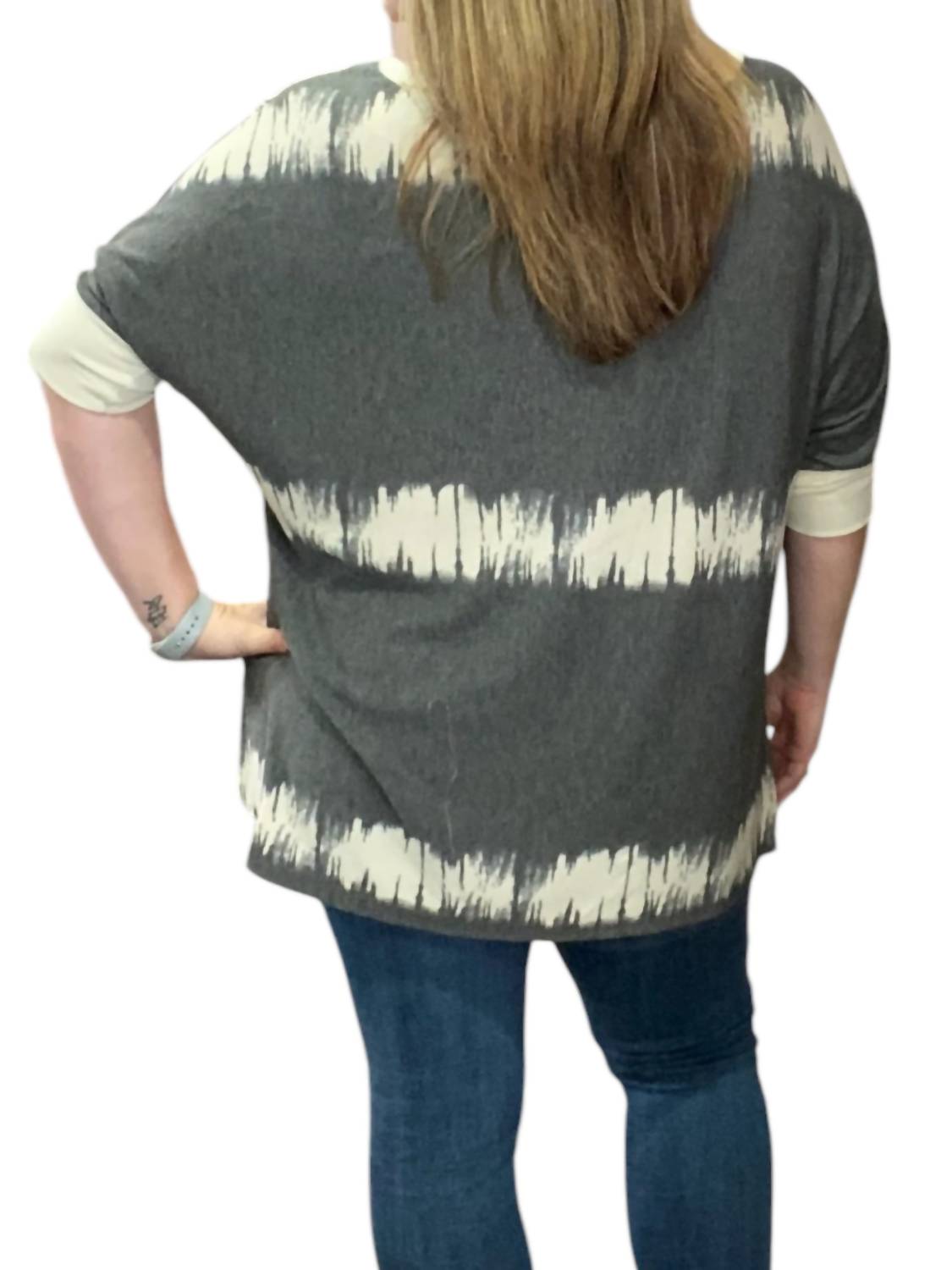 Honeyme - Elbow Sleeves Sweater