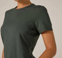 7Diamonds Modal Classic Tee in emerald - women's t-shirt - alternate view