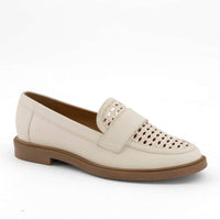 Andrea Women's Slip-on Loafer in bone - women's flats