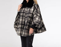 Coco + Carmen - Dover Wrap With Faux Fur Collar