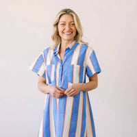 Sunshine Tienda - Cabana Stripe Mini Dress