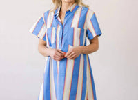 Sunshine Tienda - Cabana Stripe Mini Dress